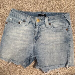 True Religion Light Blue Jean Shorts